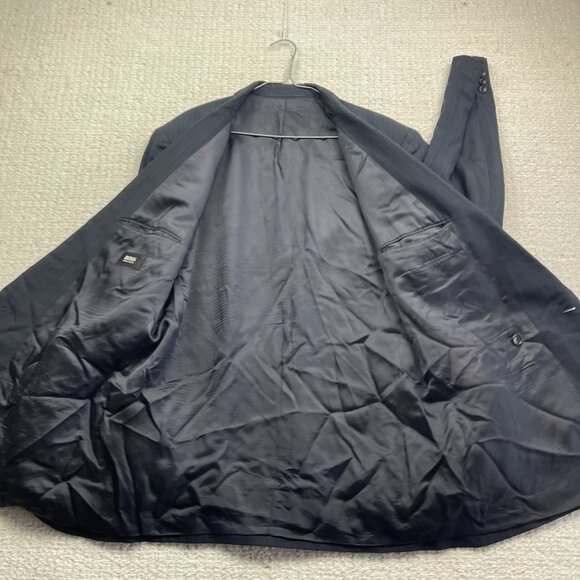 VTG Hugo Boss Zeus Akropolis Double Breasted Blazer Size 102* Wool Germany Made - Picture 13 of 16